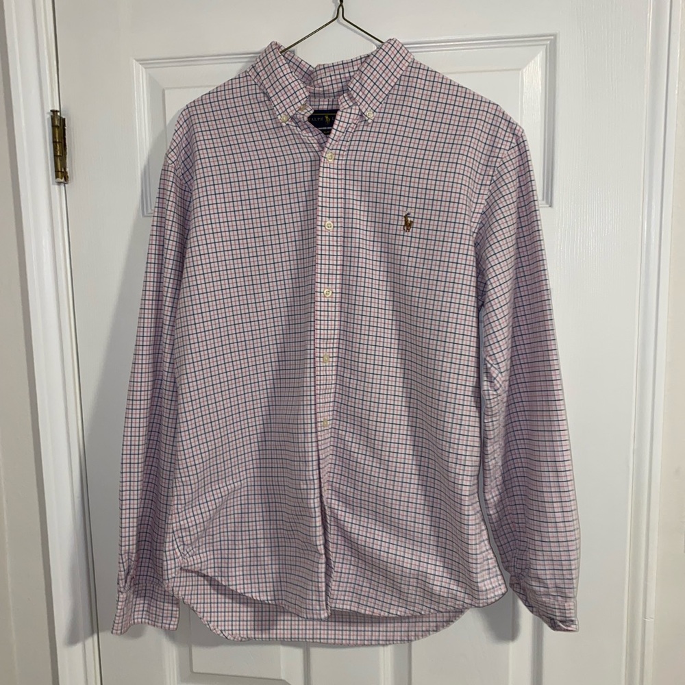 Ralph Lauren Dress Shirt-Large/Striped